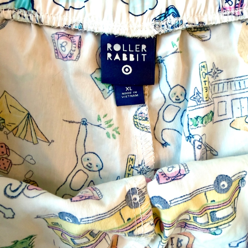 NWT Roadtrip Poplin Boxer Shorts Blue Yellow TARGET x ROLLER RABBIT Size XL - Picture 6 of 7